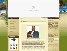 Tablet Screenshot of mozambiquehighcommission.org.uk